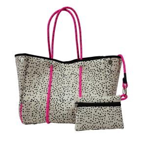 Neoprene totes printing tote handbags