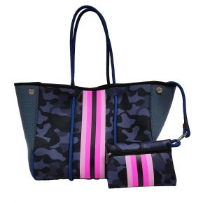 Neoprene totes ladies wholesale tote bags neoprene handbags