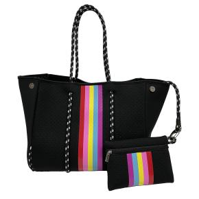 Neoprene totes shoulder bads for women tote