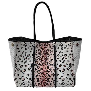 Neoprene totes neoprene leopard tote handbags 