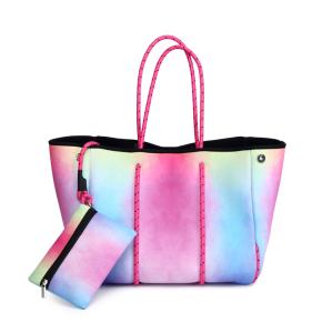 Neoprene totes personalized tote bags