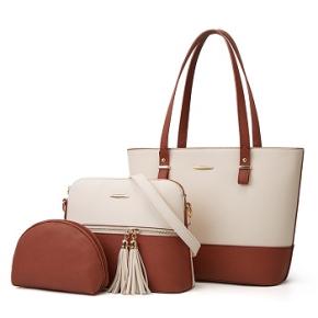 Fashion tote bag set shoulder bag set for ladies