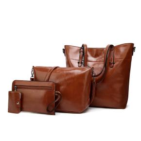 High Quanlity PU Bag Set Tote Set Leather Handbag Set