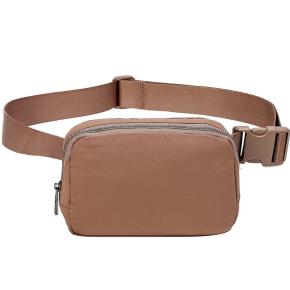 Women Nylon belt bag with removable strap 