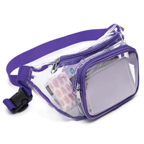 Waterproof belt bags portable chest bag clear PVC waist bags