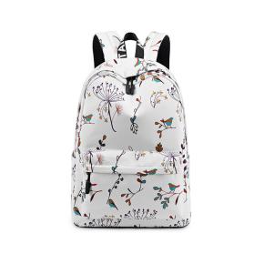 White small size large capacity school bags waterproof backpack 