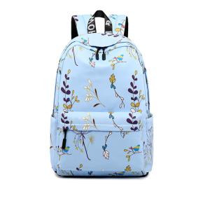 Sky blue large size school bags large capacity backpack for children