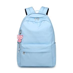 New campus backpack solid color school bags selling backpack