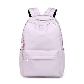 Purple color large capacity campus backpack school bags for Girls