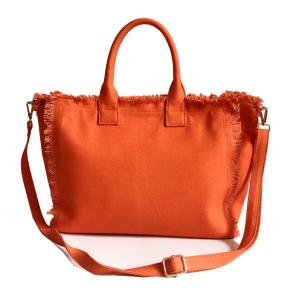 Large capacity fringe bags convas tote bag for women