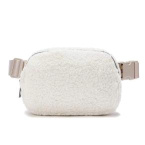  Fur material belt bag  fanny pack high quality chect bags