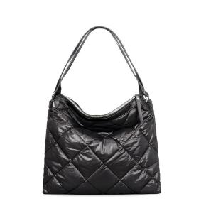 Quilted Puffer Bag Women Winter Puffer Tote Bag