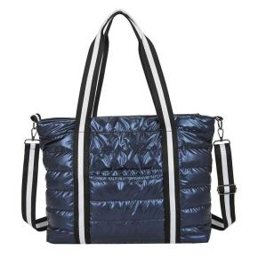 Fashion winter puffer tote bags nylon shoulder bagsfor women