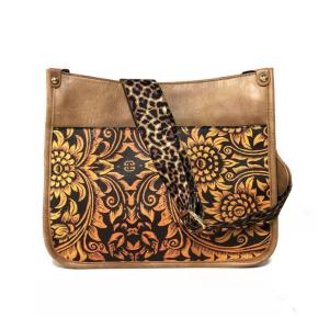 Mini Bag Cross Body With Leopard Strap