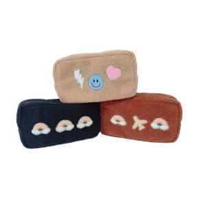 Fur makeup bag cosmetic bag