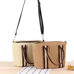 Straw Bucket Bag